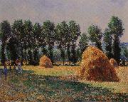 Claude Monet Haystacks at Giverny painting